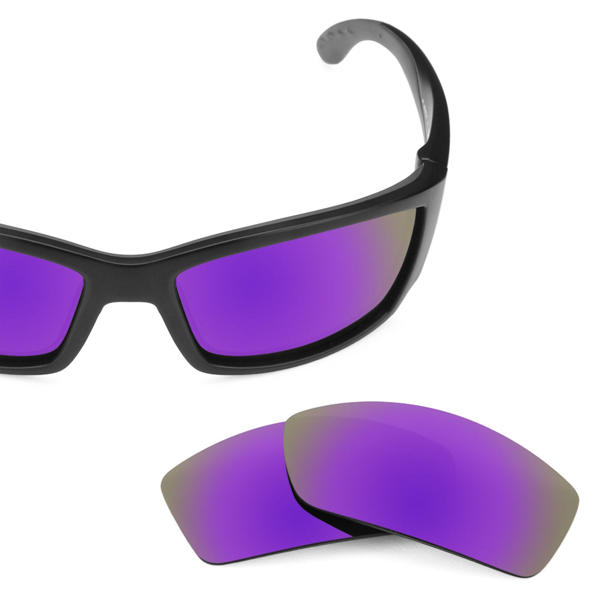 Costa Corbina replacement lenses — Plasma Purple MirrorShield® polarized sunglass lens, 100% UV | ReFramed