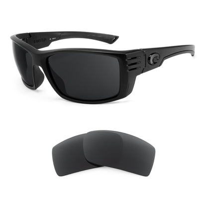 Costa Cortez replacement lenses — precision-cut polarized sunglass lenses, 100% UV | ReFramed
