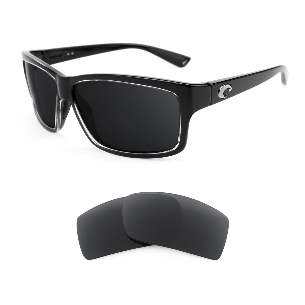 Costa Cut replacement lenses — precision-cut polarized sunglass lenses, 100% UV | ReFramed