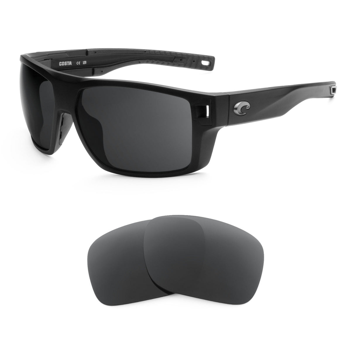 Costa Diego replacement lenses — precision-cut polarized sunglass lenses, 100% UV | ReFramed