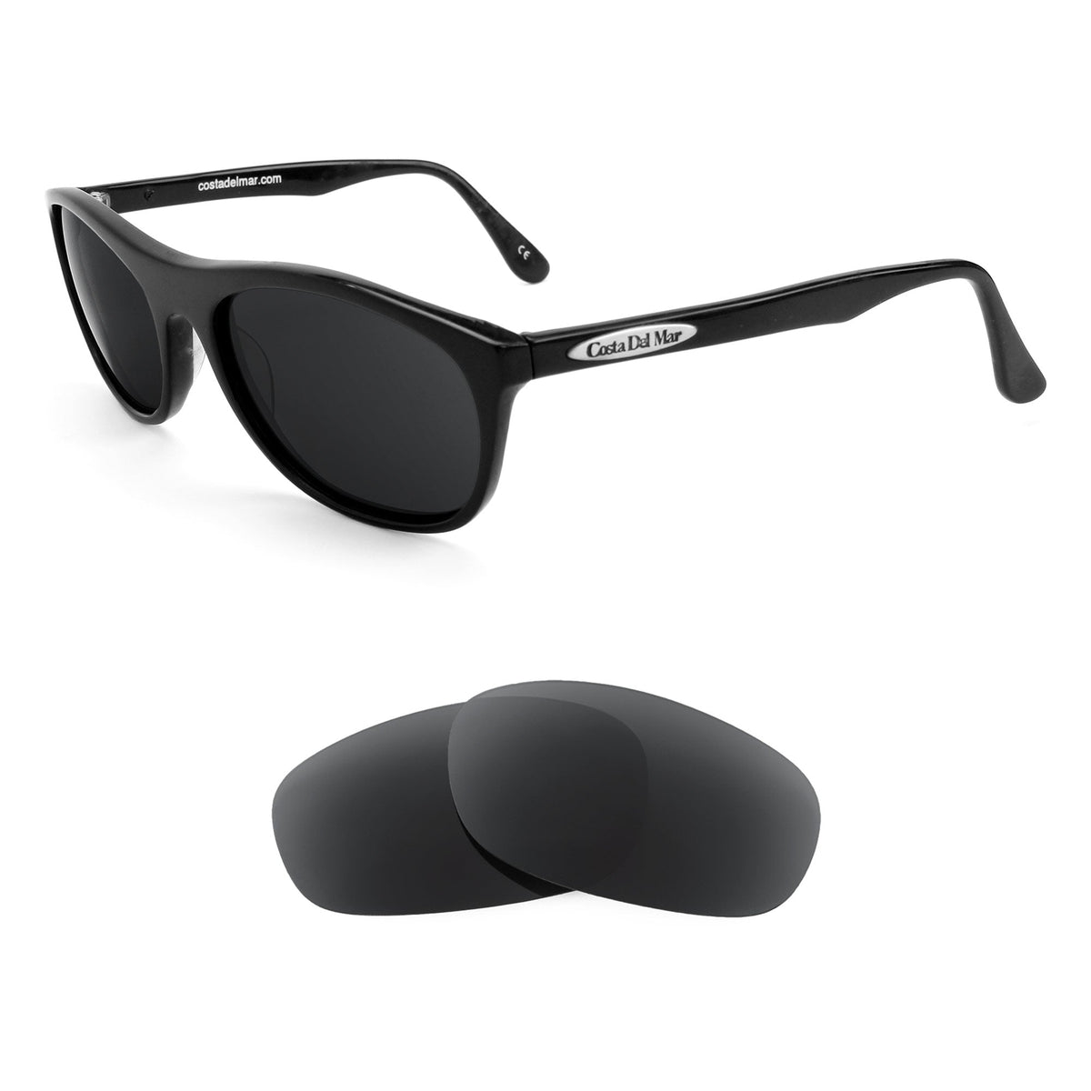 Costa EU-11 Euro replacement lenses — precision-cut polarized sunglass lenses, 100% UV | ReFramed