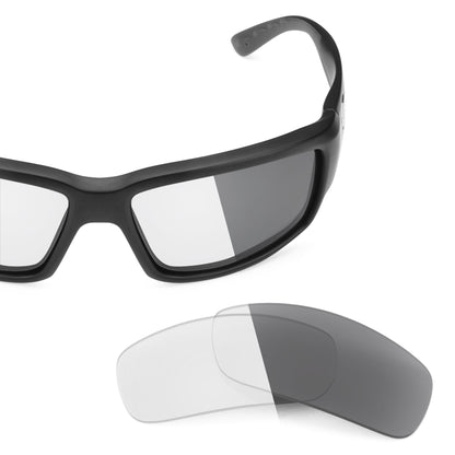 Costa Fantail replacement lenses — Adapt Gray Photochromic polarized sunglass lens, 100% UV | ReFramed
