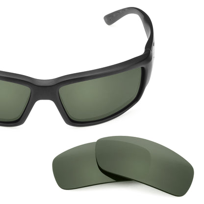 Costa Fantail replacement lenses — Gray Green polarized sunglass lens, 100% UV | ReFramed