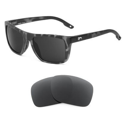 Costa Mainsail replacement lenses — precision-cut polarized sunglass lenses, 100% UV | ReFramed