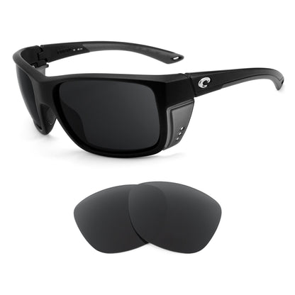 Costa Rooster replacement lenses — precision-cut polarized sunglass lenses, 100% UV | ReFramed