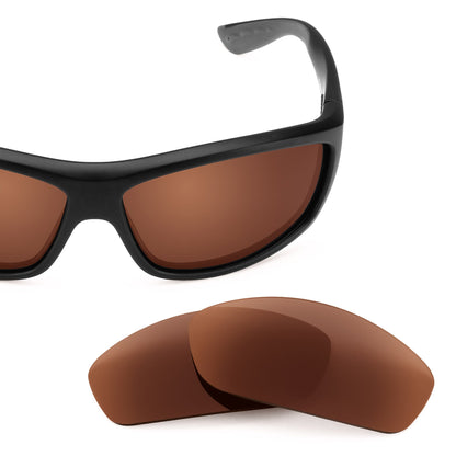 Costa Saltbreak replacement lenses — Dark Brown polarized sunglass lens, 100% UV | ReFramed