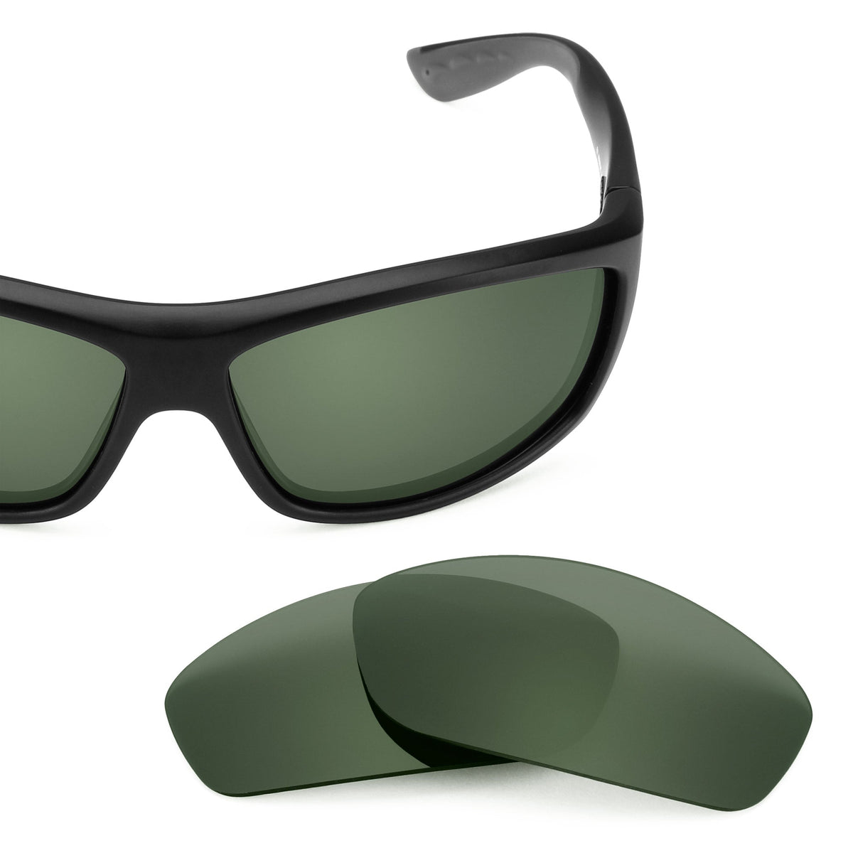 Costa Saltbreak replacement lenses — Gray Green polarized sunglass lens, 100% UV | ReFramed