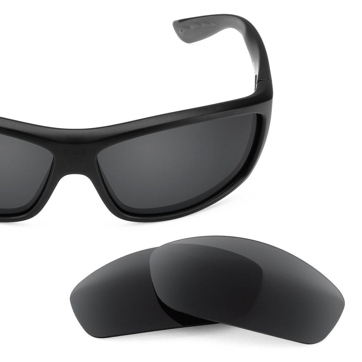 Costa Saltbreak replacement lenses — Stealth Black polarized sunglass lens, 100% UV | ReFramed