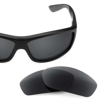 Costa Saltbreak replacement lenses — Stealth Black polarized sunglass lens, 100% UV | ReFramed