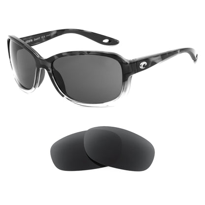 Costa Seadrift replacement lenses — precision-cut polarized sunglass lenses, 100% UV | ReFramed