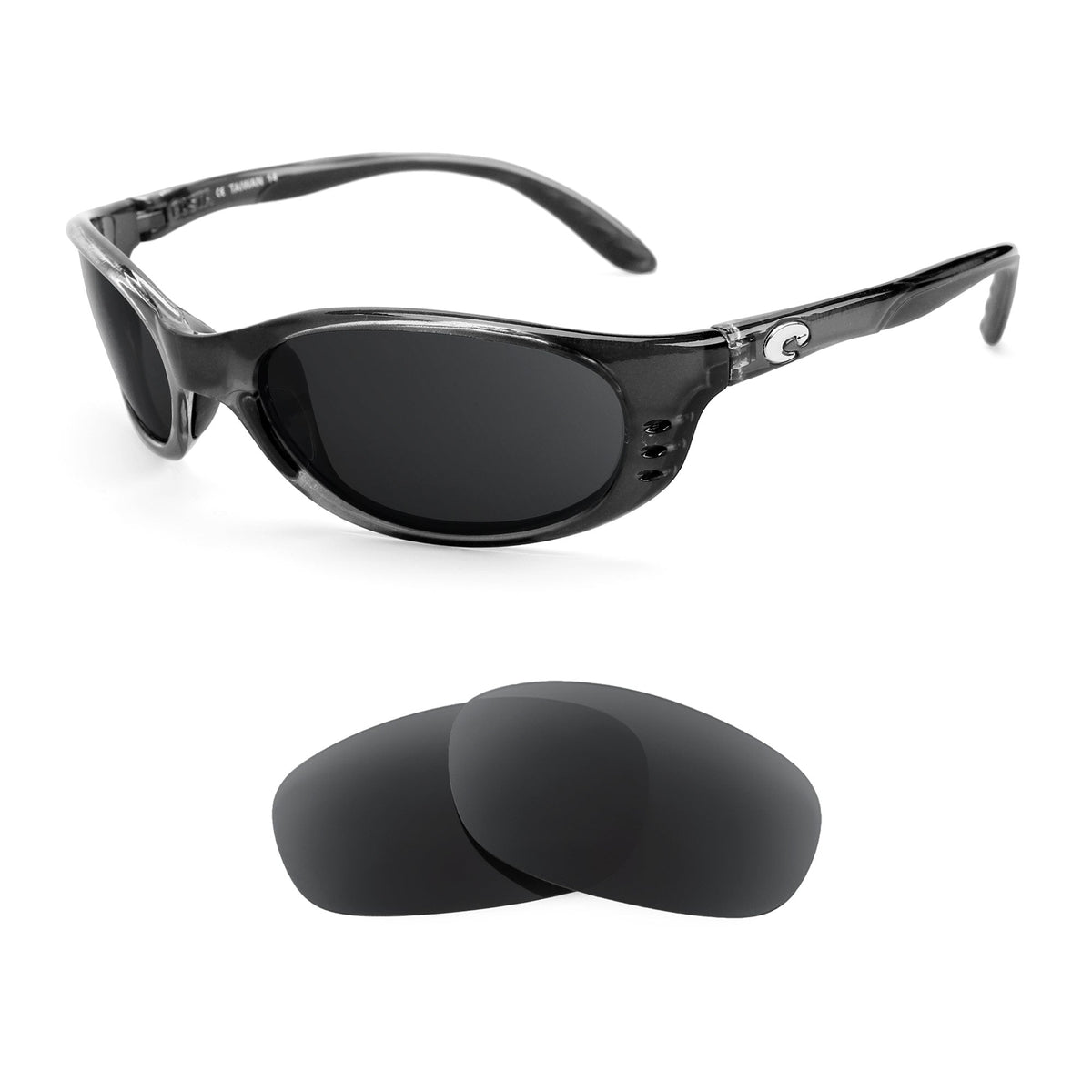 Costa Stringer replacement lenses — precision-cut polarized sunglass lenses, 100% UV | ReFramed