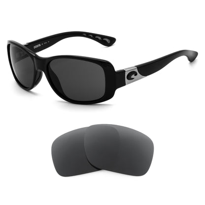 Costa Tippet replacement lenses — precision-cut polarized sunglass lenses, 100% UV | ReFramed