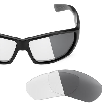 Costa Tuna Alley replacement lenses — Adapt Gray Photochromic polarized sunglass lens, 100% UV | ReFramed