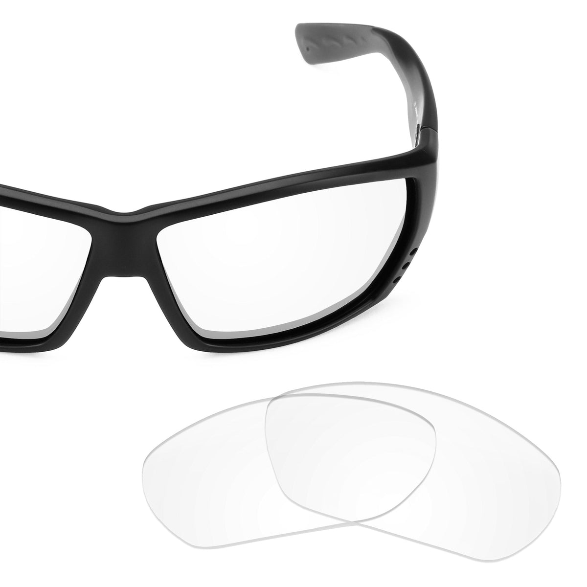 Costa Tuna Alley replacement lenses — Crystal Clear polarized sunglass lens, 100% UV | ReFramed