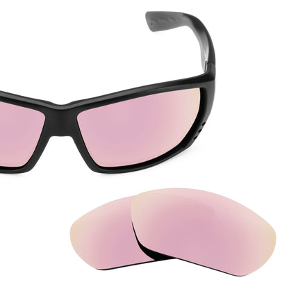 Costa Tuna Alley replacement lenses — Rose Gold MirrorShield® polarized sunglass lens, 100% UV | ReFramed