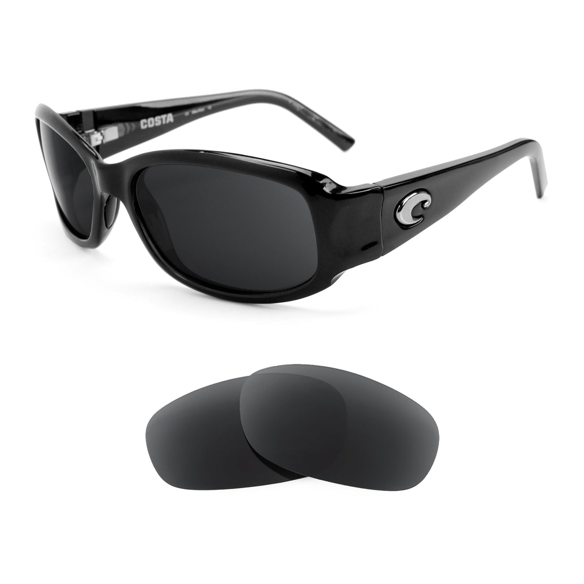 Costa Vela replacement lenses — precision-cut polarized sunglass lenses, 100% UV | ReFramed