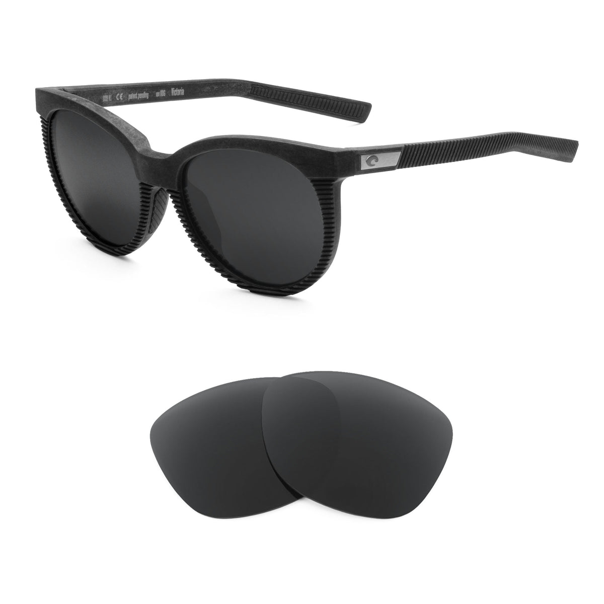 Costa Victoria replacement lenses — precision-cut polarized sunglass lenses, 100% UV | ReFramed