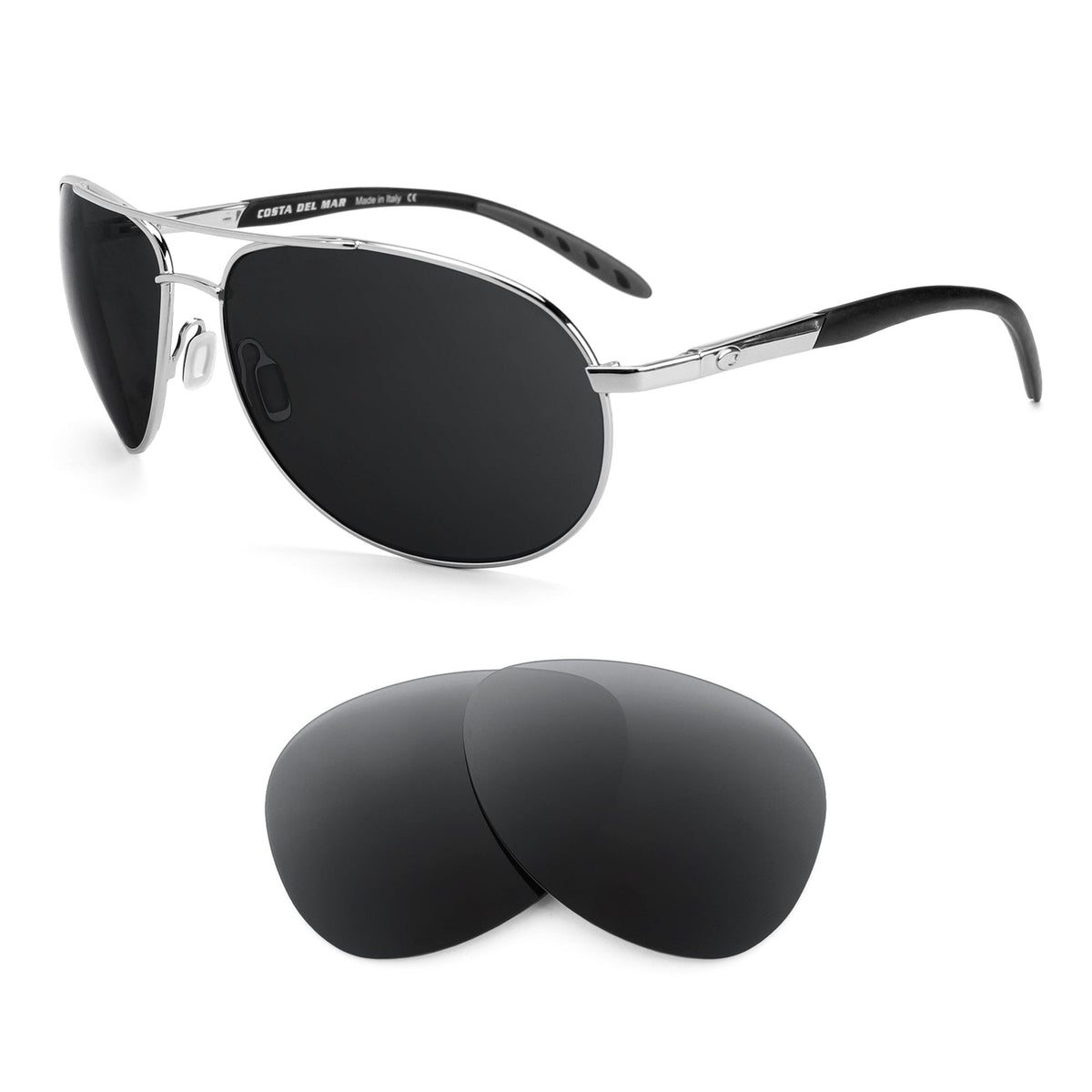 Costa Wingman replacement lenses — precision-cut polarized sunglass lenses, 100% UV | ReFramed