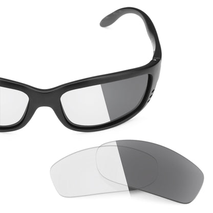 Costa Zane replacement lenses — Adapt Gray Photochromic polarized sunglass lens, 100% UV | ReFramed