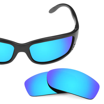 Costa Zane replacement lenses — Ice Blue MirrorShield® polarized sunglass lens, 100% UV | ReFramed