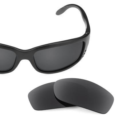 Costa Zane replacement lenses — Stealth Black polarized sunglass lens, 100% UV | ReFramed