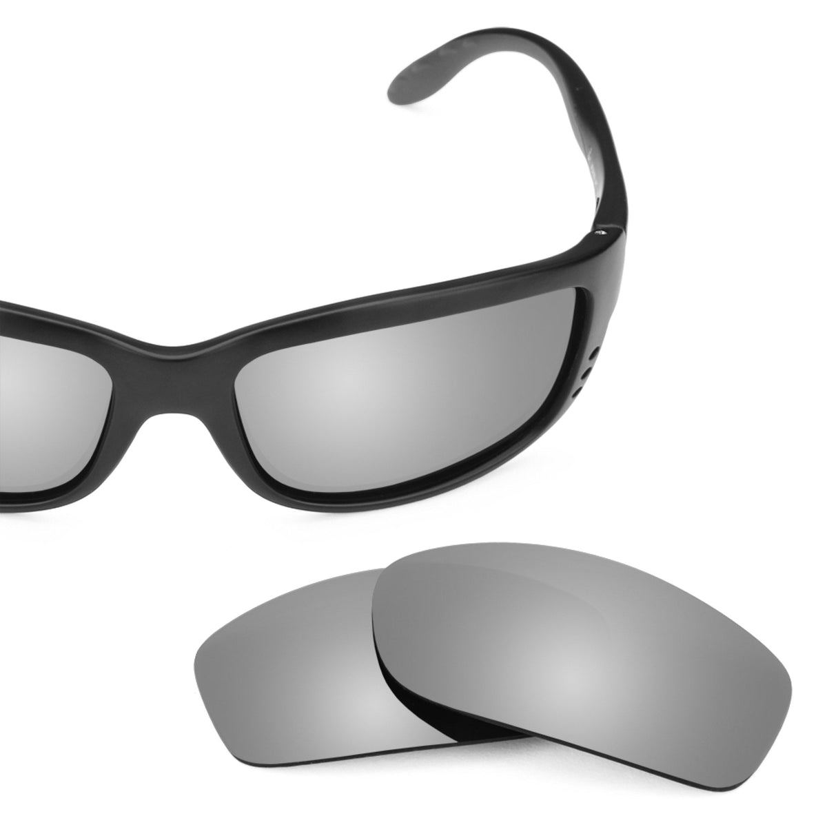 Costa Zane replacement lenses — Titanium MirrorShield® polarized sunglass lens, 100% UV | ReFramed