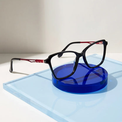 Fiore 1006 square cat-eye acetate and metal reading glasses, black frame · ReFramed, photo 13 of 100