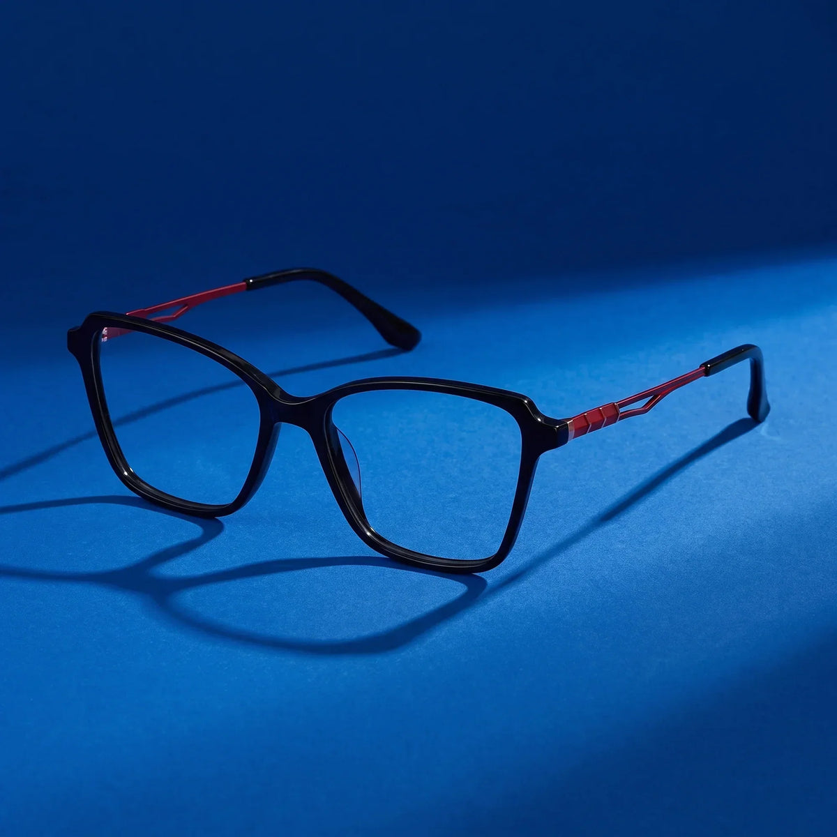 Fiore 1006 square cat-eye acetate and metal reading glasses, black frame · ReFramed, photo 5 of 100