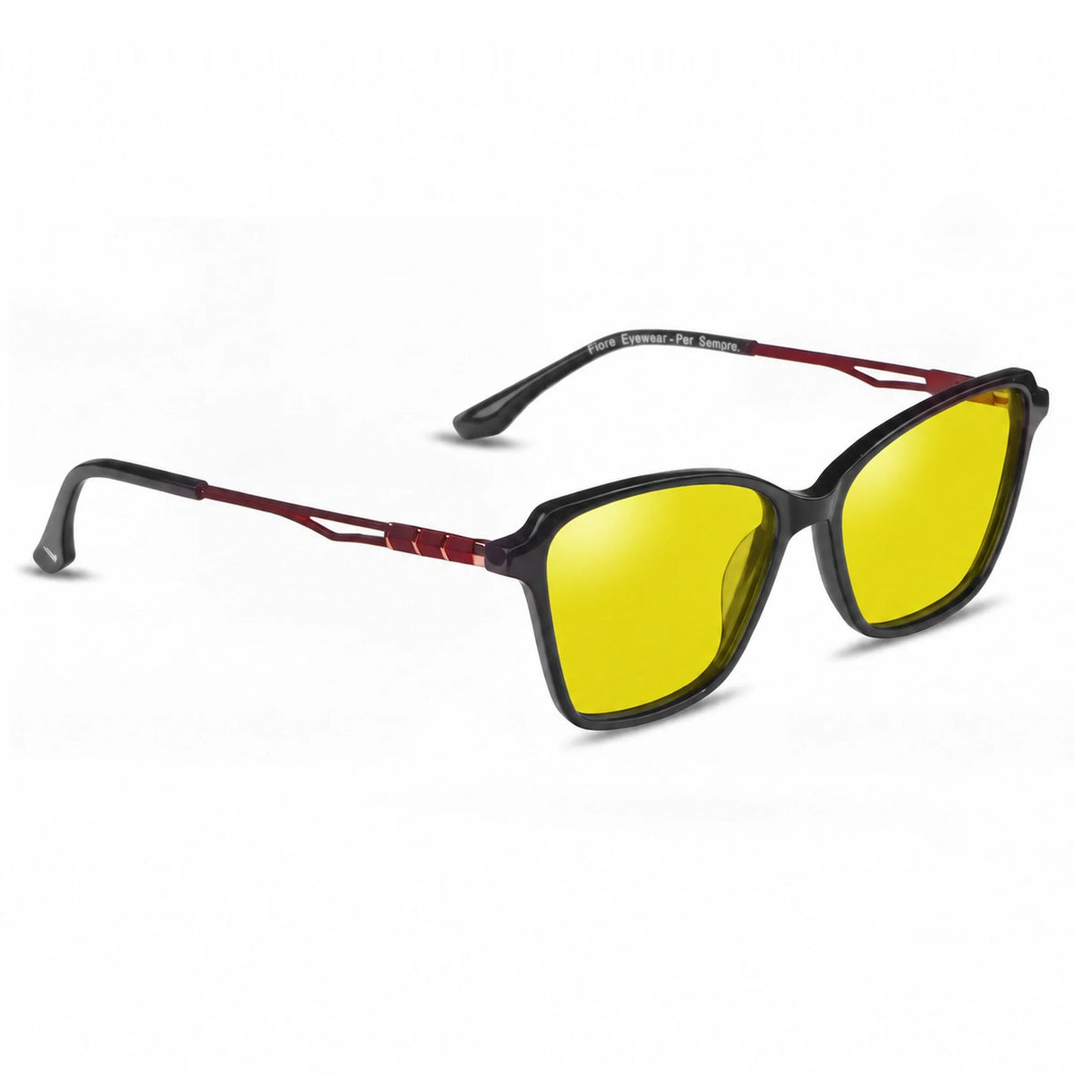 Fiore 1006 square cat eye sunglasses, black bio-acetate frame · ReFramed, photo 8 of 24