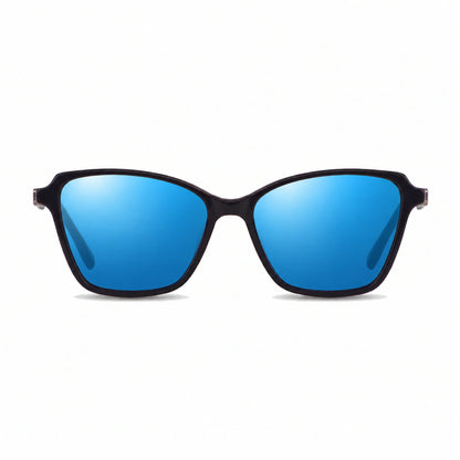 Fiore 1006 square cat eye sunglasses, black bio-acetate frame · ReFramed, photo 17 of 24
