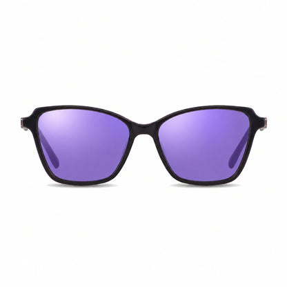 Fiore 1006 square cat eye sunglasses, black bio-acetate frame · ReFramed, photo 23 of 24