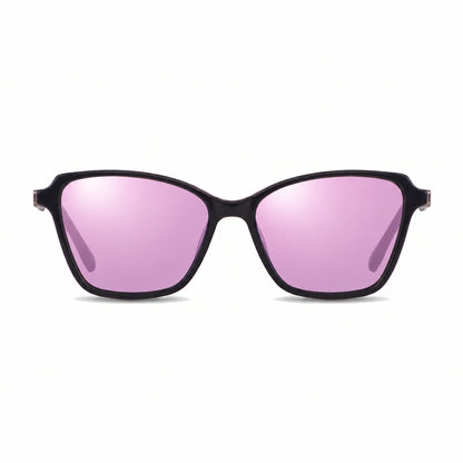 Fiore 1006 square cat eye sunglasses, black bio-acetate frame · ReFramed, photo 21 of 24