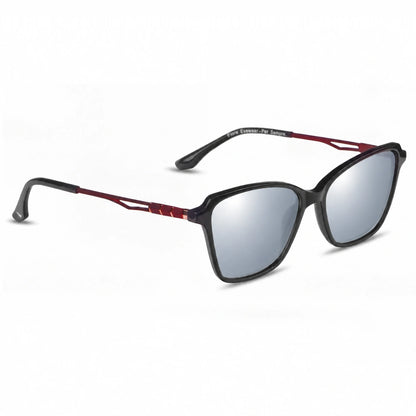 Fiore 1006 square cat eye sunglasses, black bio-acetate frame · ReFramed, photo 20 of 24