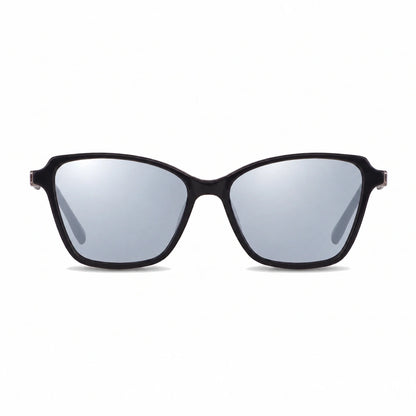 Fiore 1006 square cat eye sunglasses, black bio-acetate frame · ReFramed, photo 19 of 24