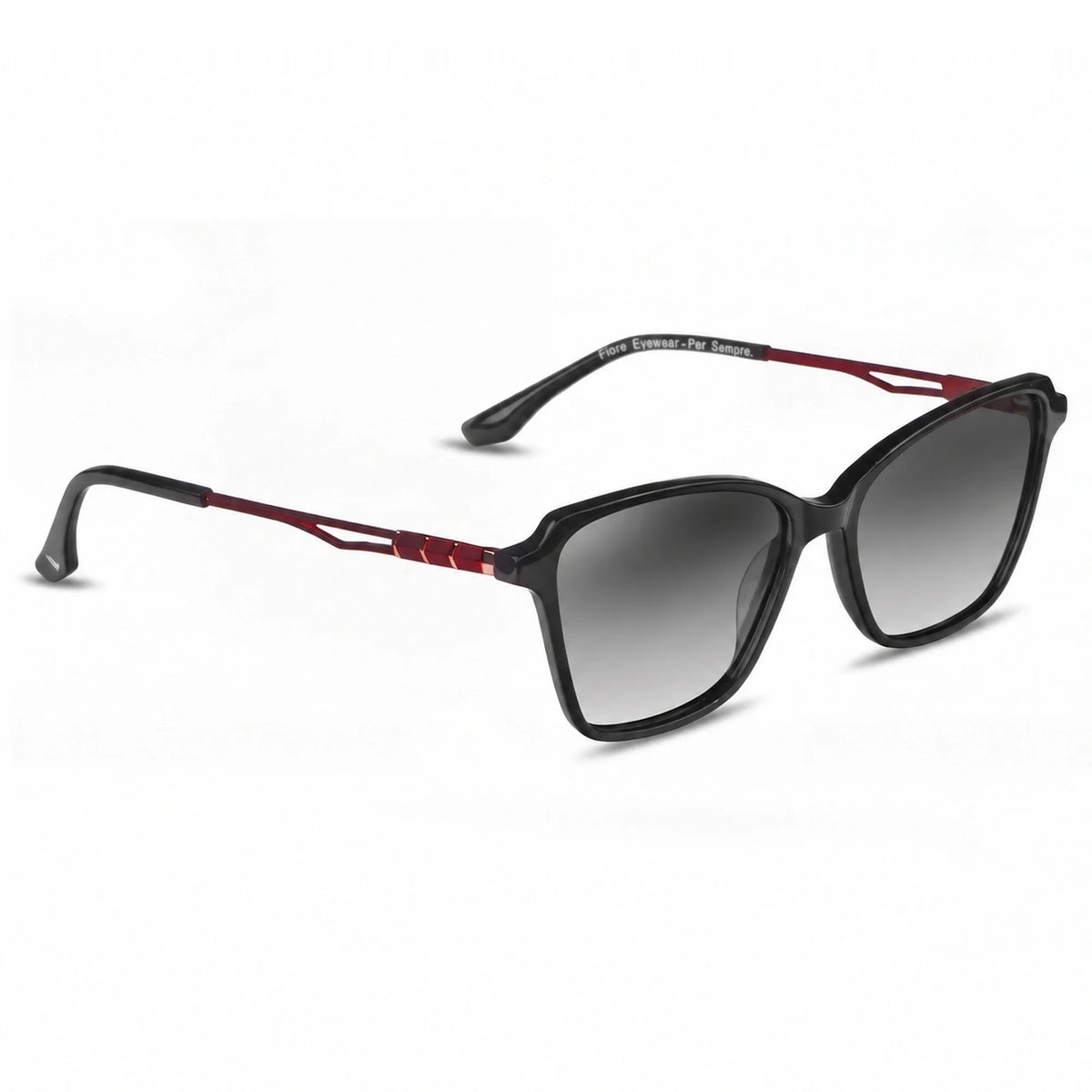 Fiore 1006 square cat eye sunglasses, black bio-acetate frame · ReFramed, photo 14 of 24
