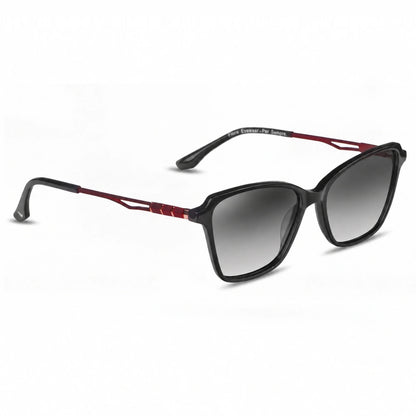 Fiore 1006 square cat eye sunglasses, black bio-acetate frame · ReFramed, photo 14 of 24