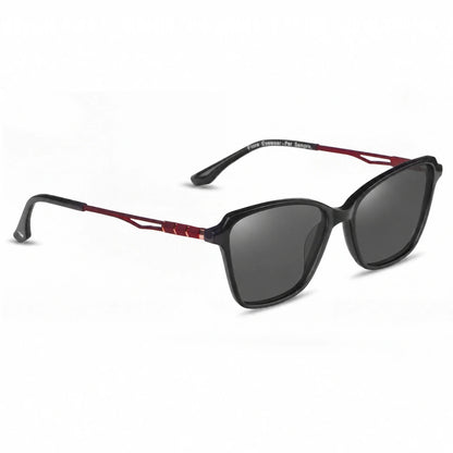 Fiore 1006 square cat eye sunglasses, black bio-acetate frame · ReFramed, photo 2 of 24