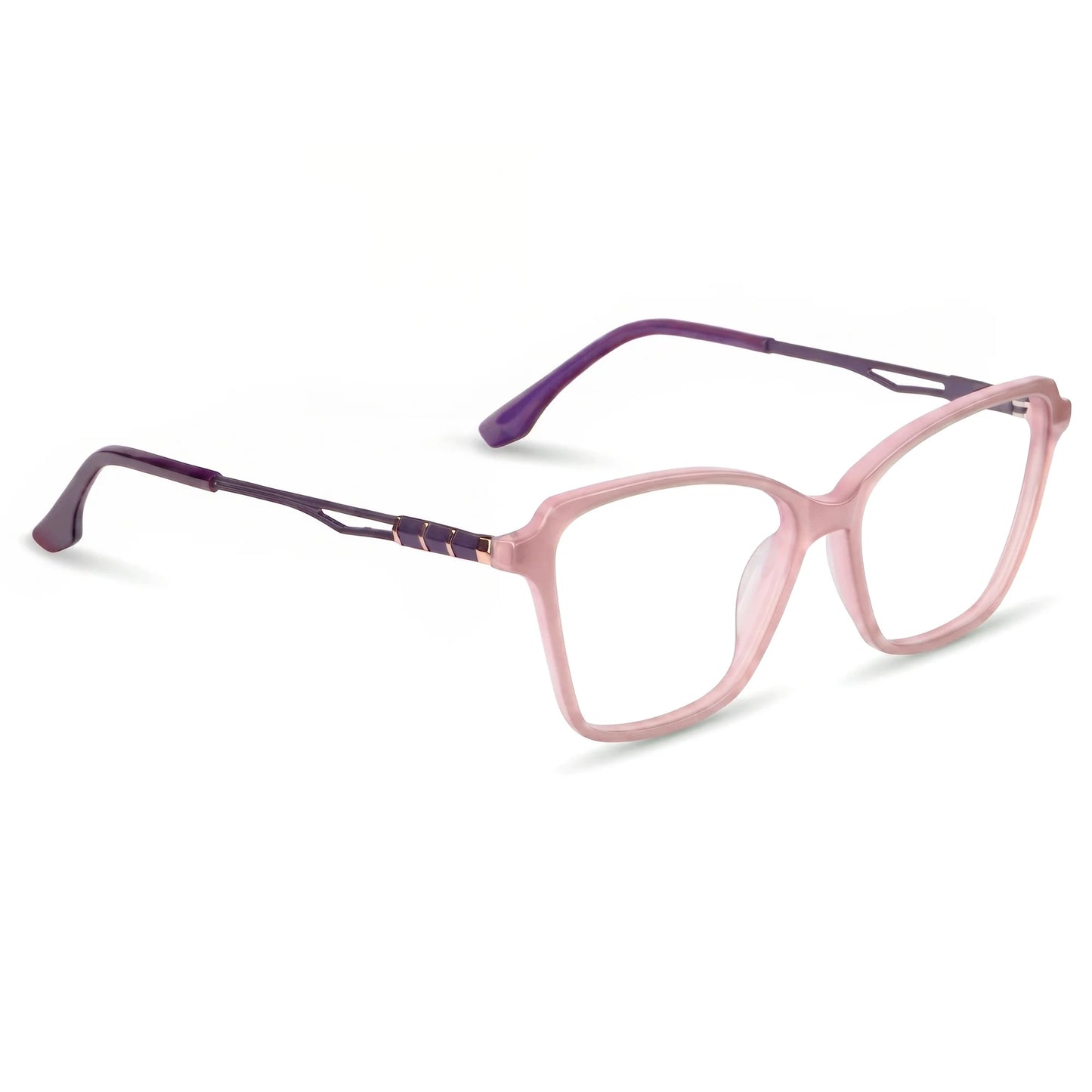 Fiore 1006 eyeglasses in pink – three-quarter view