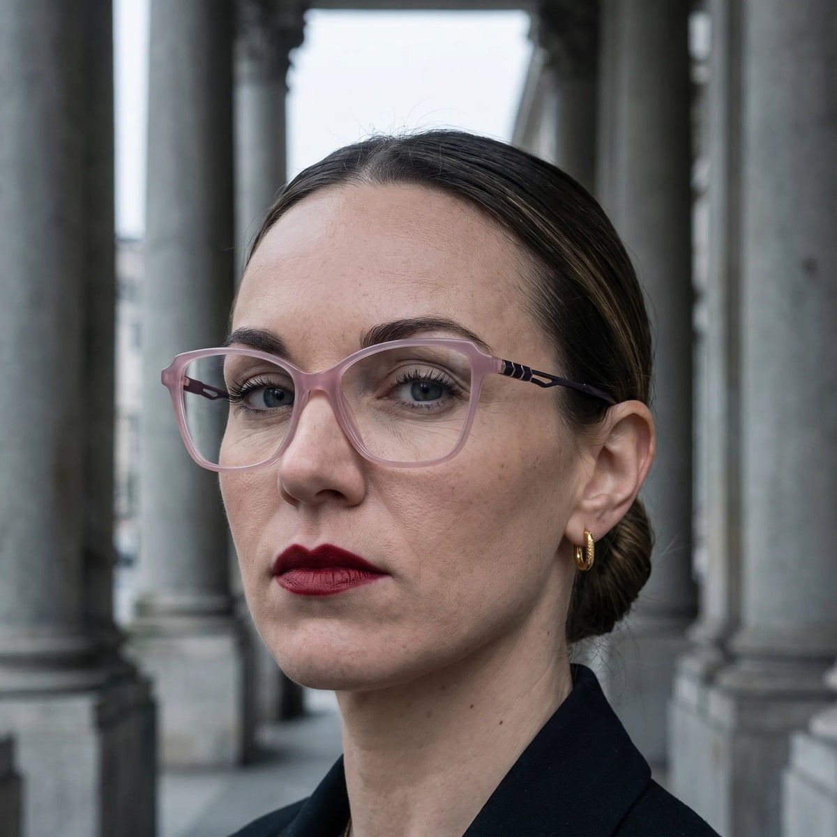 Fiore 1006 square cat-eye acetate and metal reading glasses, pink frame · ReFramed, photo 45 of 100
