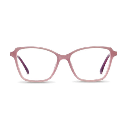 Fiore 1006 square cat-eye acetate and metal reading glasses, pink frame · ReFramed, photo 29 of 100