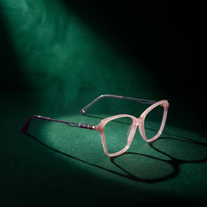 Fiore 1006 square cat-eye acetate and metal reading glasses, pink frame · ReFramed, photo 40 of 100