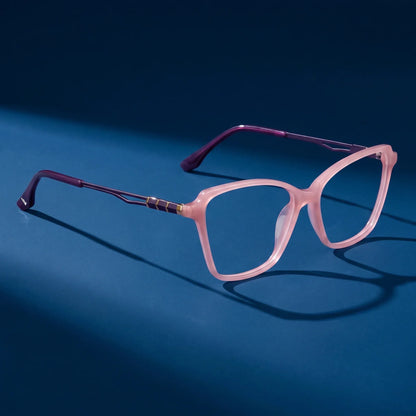 Fiore 1006 square cat-eye acetate and metal reading glasses, pink frame · ReFramed, photo 34 of 100