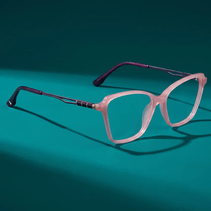 Fiore 1006 square cat-eye acetate and metal reading glasses, pink frame · ReFramed, photo 35 of 100