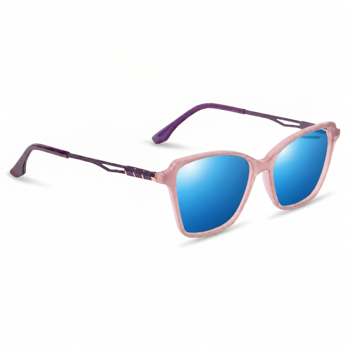 Fiore 1006 square cat eye sunglasses, pink bio-acetate frame · ReFramed, photo 18 of 24