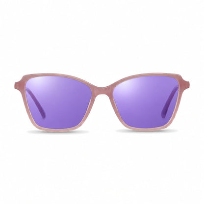 Fiore 1006 square cat eye sunglasses, pink bio-acetate frame · ReFramed, photo 23 of 24