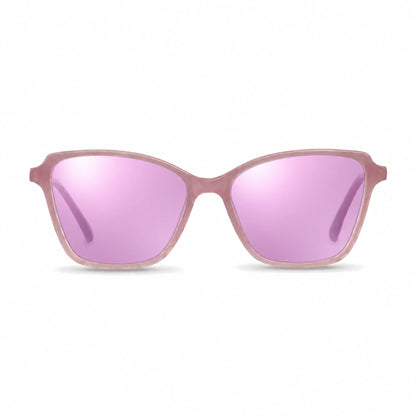 Fiore 1006 square cat eye sunglasses, pink bio-acetate frame · ReFramed, photo 21 of 24