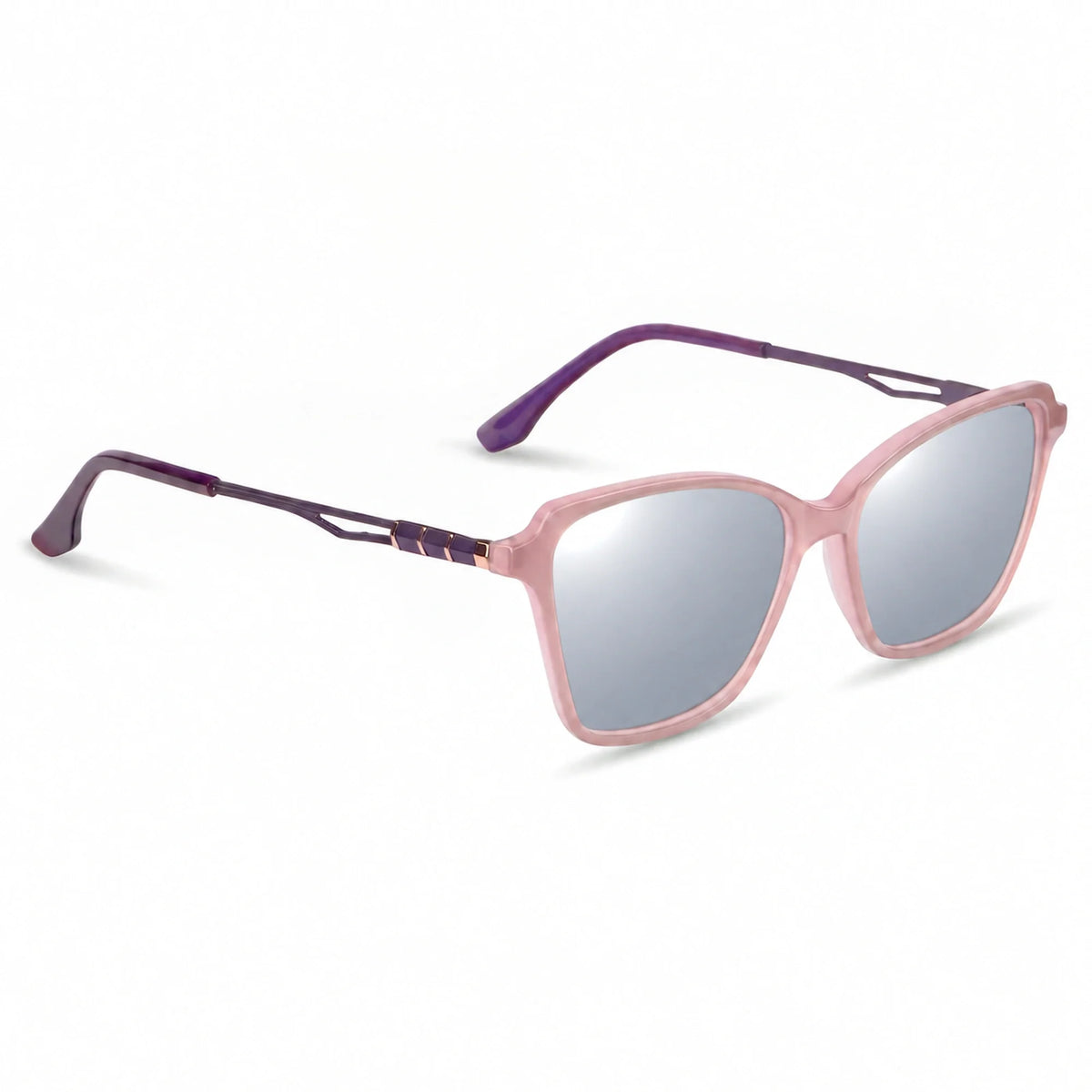 Fiore 1006 square cat eye sunglasses, pink bio-acetate frame · ReFramed, photo 20 of 24