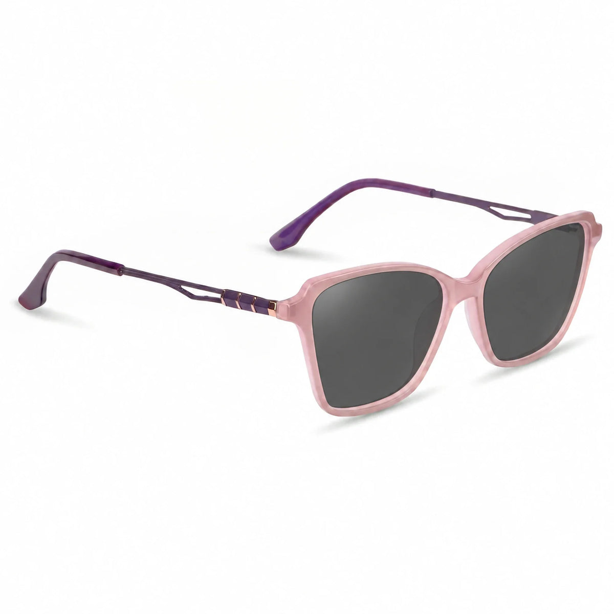 Fiore 1006 square cat eye sunglasses, pink bio-acetate frame · ReFramed, photo 2 of 24