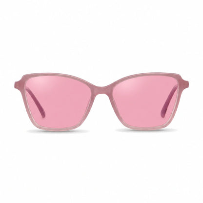 Fiore 1006 square cat eye sunglasses, pink bio-acetate frame · ReFramed, photo 9 of 24