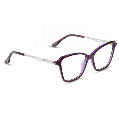 Fiore 1006 eyeglasses in purple – three-quarter view
